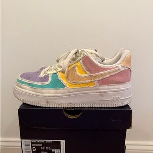 Nike Air Force 1 “Artic Punch” Multicolor Sneakers Sz 9